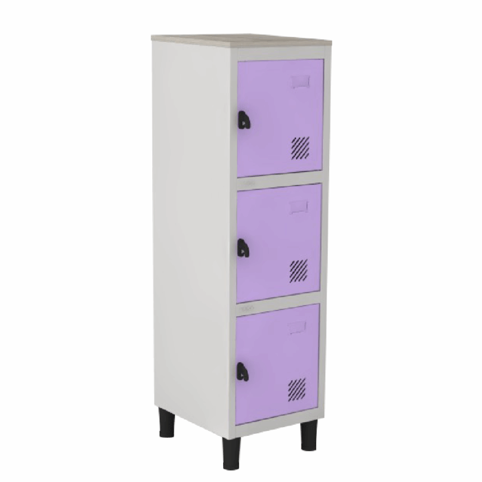 Locker em aço com 3 portas - Image 4