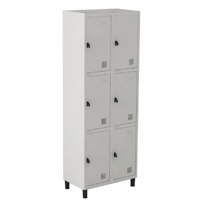 Locker em aço com 6 portas - Image 2