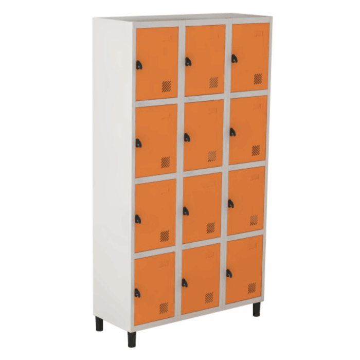 Locker em aço com 12 portas