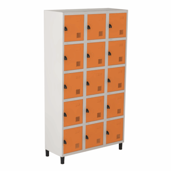 Locker em aço com 15 portas